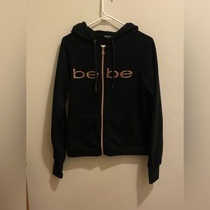 Girls Black bebe Hoodie